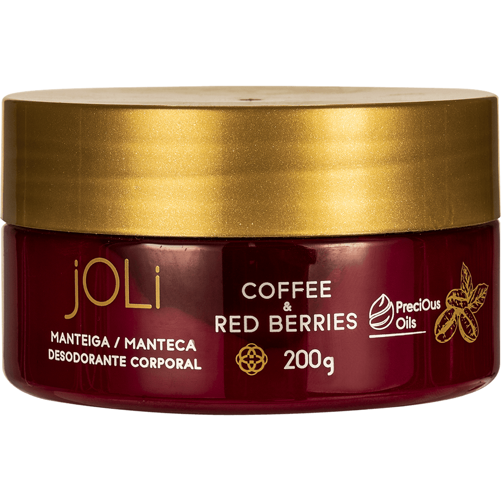 Manteiga Corporal Joli Café e Frutas Vermelhas 200g