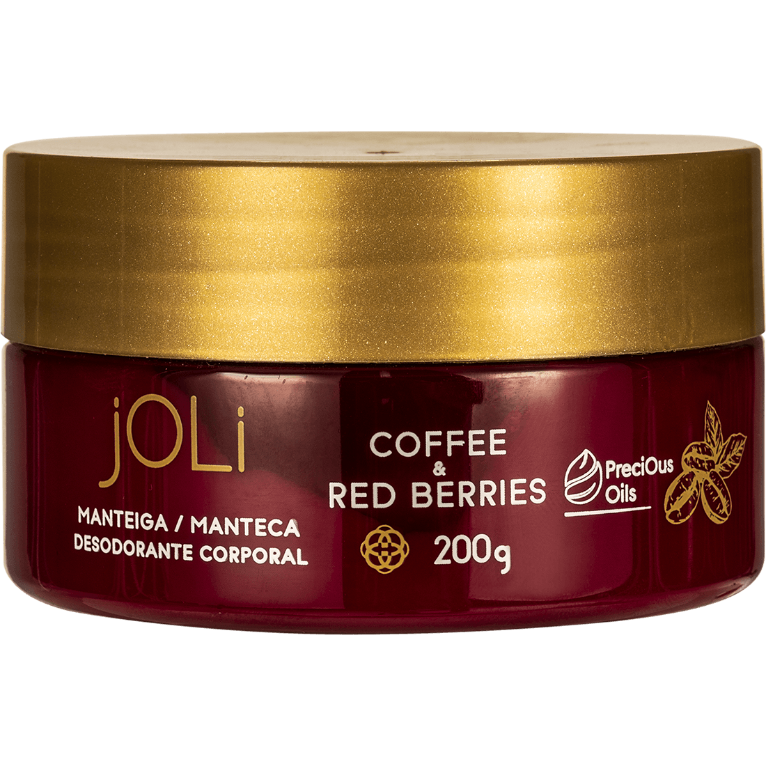 Manteiga Corporal Joli Café e Frutas Vermelhas 200g