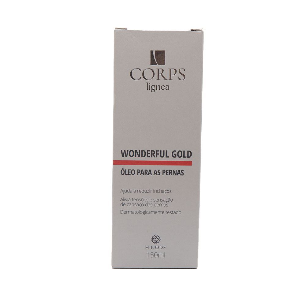 Óleo Para as Pernas Wonderful Gold Corps Lígnea 150ml