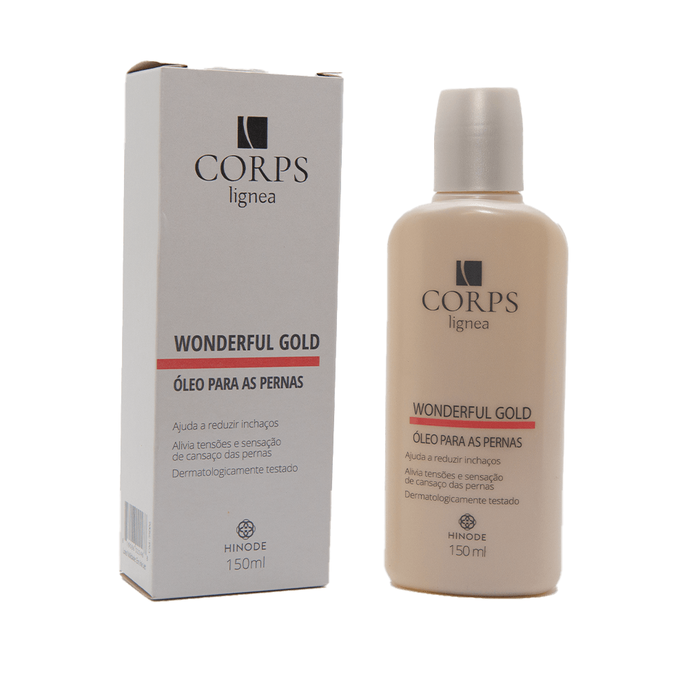 Óleo Para as Pernas Wonderful Gold Corps Lígnea 150ml
