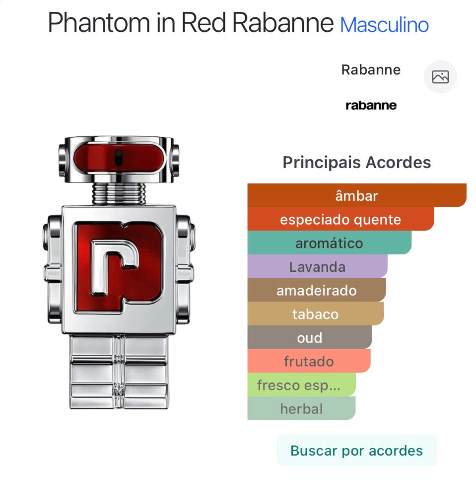 Phantom In Red Rabanne Elixir Parfum