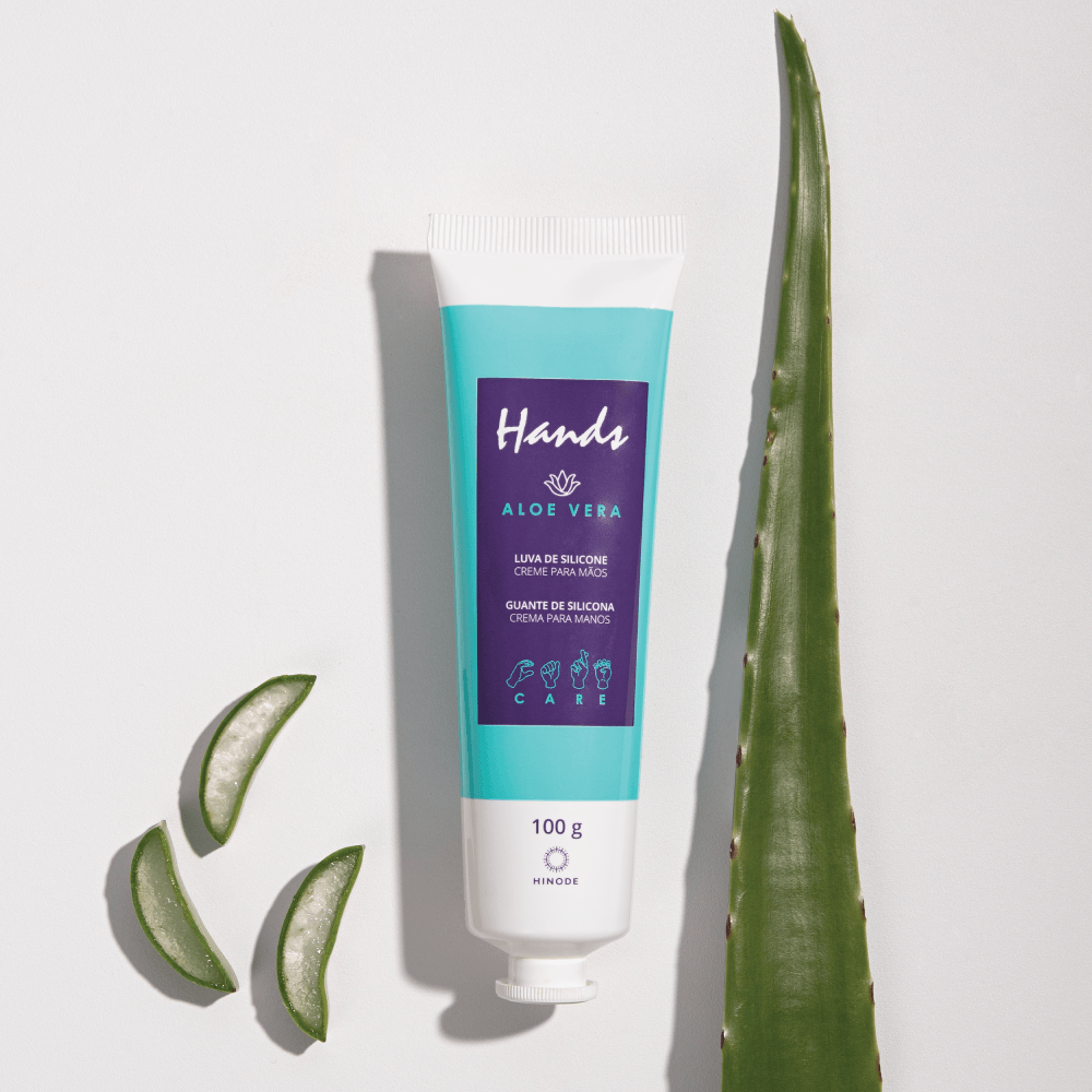 Luva de Silicone Aloe Vera Hands 100g
