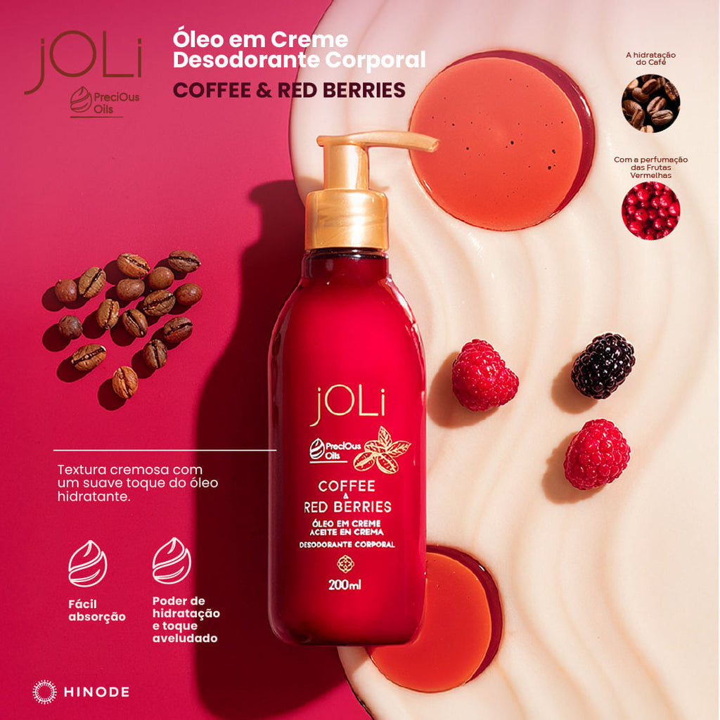 Óleo em Creme Joli Café e Frutas Vermelhas 200ml