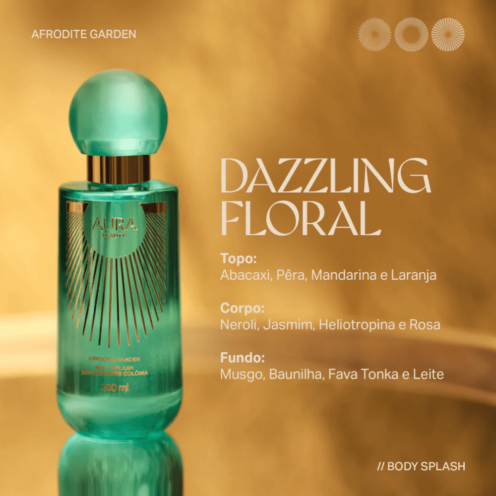 Body Splash Afrodite Garden AURA Beauty 200ml