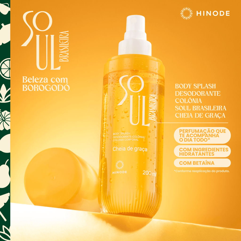 Body Splash Soul Brasileira Cheia de Graça 200ml