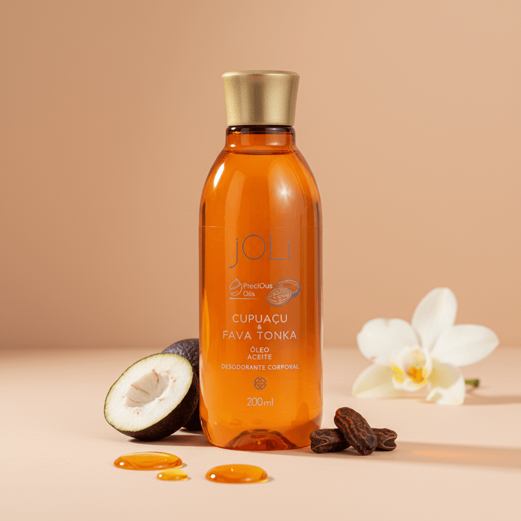 Óleo Desodorante Corporal Joli Cupuaçu e Fava Tonka 200ml