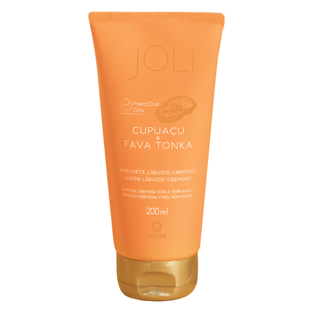Sabonete Líquido Cremoso Joli Cupuaçu e Fava Tonka 200ml