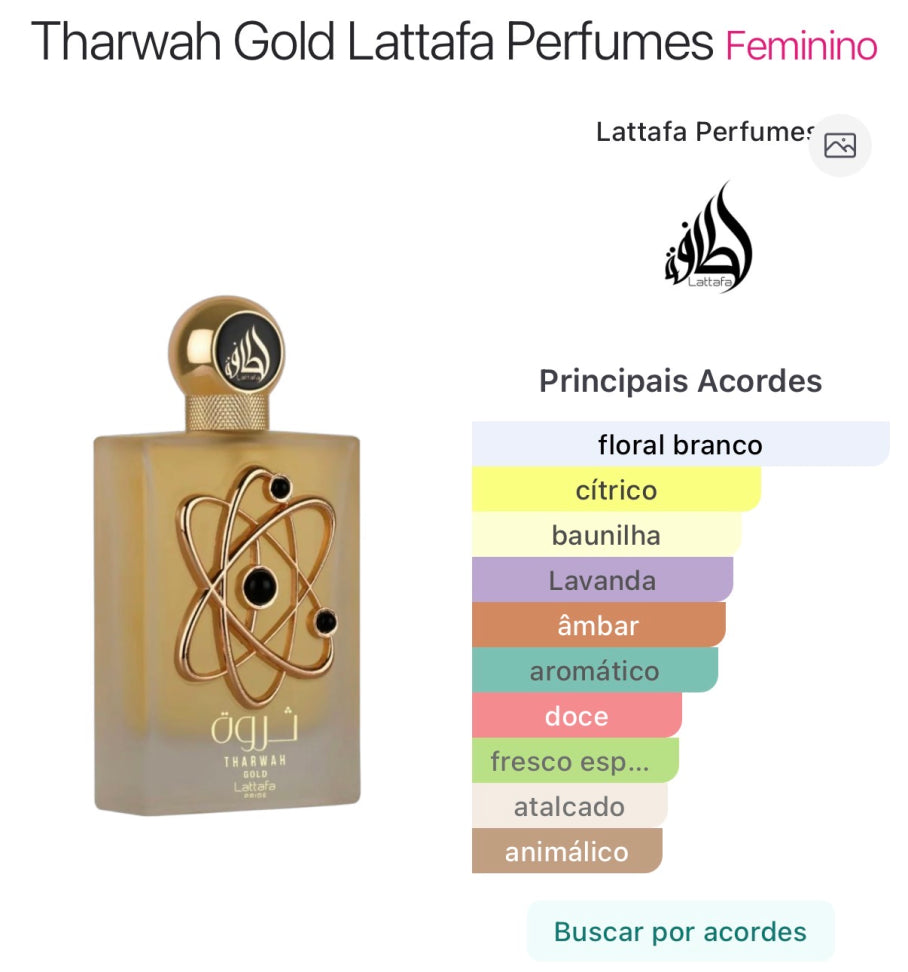 Tharwah Gold Lattafa